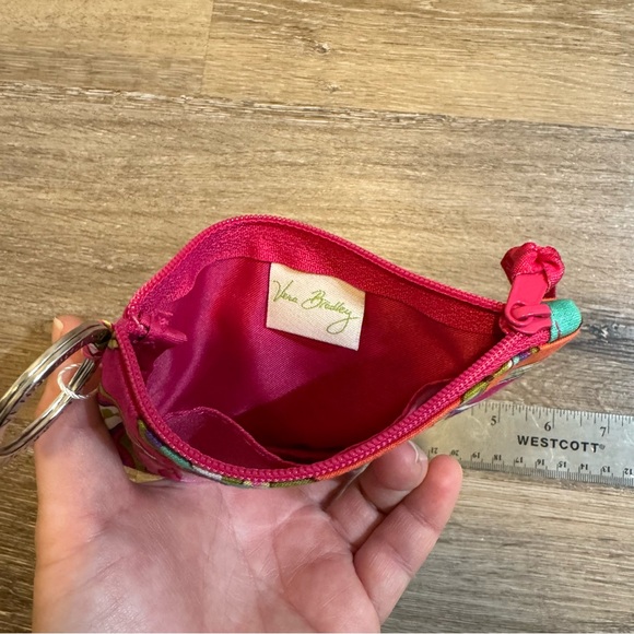 Vera Bradley Pink ID Zip Case - Picture 3 of 4